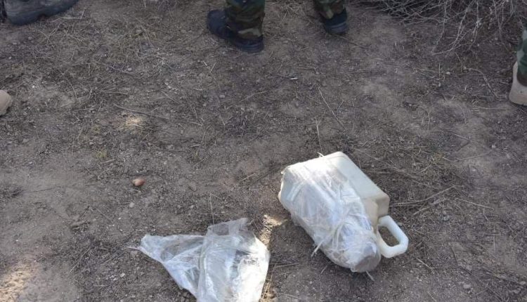 الحشد الشعبي يرفع عبوتين ناسفتين غربي الانبار